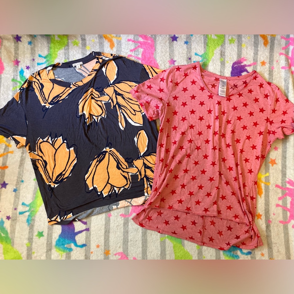 ⭐️Bundle! 2 Short Sleeved Shirts, Size Medium